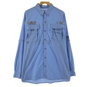 古着 コロンビア Columbia PFG ボタンダウン 長袖 フィッシングシャツ メンズXXL /eaa369821 【SS2403】