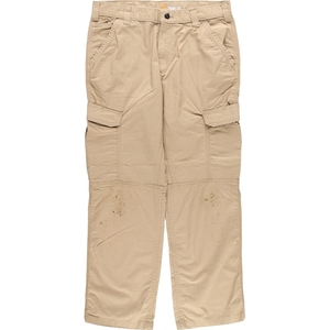 古着 カーハート Carhartt RELAXED FIT リップストップ カーゴワークパンツ メンズw34 /eaa370606 【SS2403】