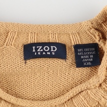 古着 アイゾッド IZOD JEANS ロールネック コットンニットセーター 日本製 メンズXXL /eaa372984 【SS2403】_画像3