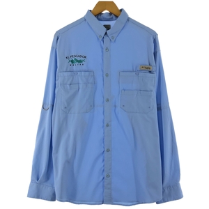 古着 コロンビア Columbia PFG 長袖 フィッシングシャツ メンズL /eaa369825 【SS2403】