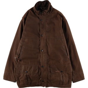 古着 バブアー Barbour breathables ワックスコットン オイルドジャケット メンズL /eaa372662 【SS2403】