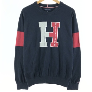 古着 トミーヒルフィガー TOMMY HILFIGER コットンニットセーター メンズL /eaa369649 【SS2403】