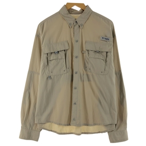 古着 コロンビア Columbia PFG ボタンダウン 長袖 フィッシングシャツ メンズXL /eaa369820 【SS2403】