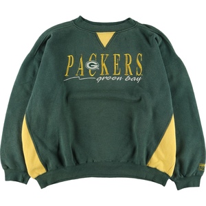 古着 LOGO7 NFL GREEN BAY PACKERS グリーンベイパッカーズ スウェットシャツ トレーナー メンズXXL /eaa372077 【SS2403】