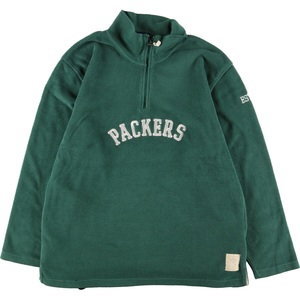 古着 リーボック Reebok NFL GREENBAY PACKERS グリーンベイパッカーズ フリースプルオーバー メンズL /eaa358267 【SS2403】