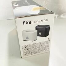 ▲【新品未開封】ファイヤー加湿器 Fire Humidifier プライズ　ホワイト LED ミスト　インテリア　【OTOS-166】_画像5