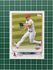 ★TOPPS MLB 2022 OPENING DAY #27 MIKE TROUT［LOS ANGELES ANGELS］ベースカード「BASE」★