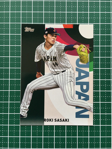 ★TOPPS MLB 2023 JAPAN EDITION #WBC-13 佐々木朗希／ROKI SASAKI［侍ジャパン］インサートカード「WBC JAPANESE NATIONAL TEAM」★