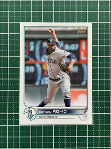 ★TOPPS MLB 2022 UPDATE #US322 SERGIO ROMO［SEATTLE MARINERS］ベースカード「BASE」★