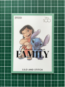 ★EPOCH 2023 DISNEY 創立100周年 #08 LILO AND STITCH［リロ＆スティッチ］レギュラーカード「名言」★