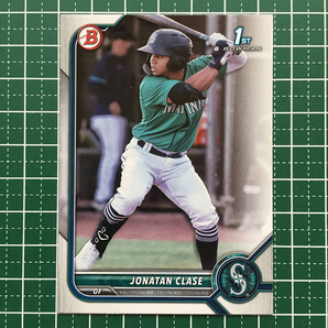 ★TOPPS MLB 2022 BOWMAN #BP-118 JONATAN CLASE［SEATTLE MARINERS］ベースカード「PAPER PROSPECTS」「1st」★の画像1