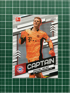 ★TOPPS 2021-22 BUNDESLIGA #TC-MNE MANUEL NEUER［FC BAYERN MUNCHEN］インサートカード「TEAM CAPTAINS」★