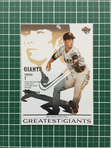 ★BBM 2021 プロ野球 ベースボールカード #GG3 戸郷翔征［読売ジャイアンツ／巨人］インサートカード「GREATEST OF GIANTS」★