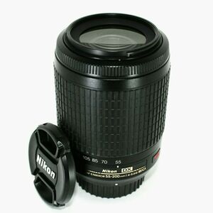 Nikon AF-S 55-200mm VR 超望遠ズームレンズ ☆難あり美品☆