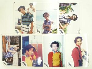 【中古品 同梱可】 KinKi Kids 堂本光一 公式写真 7枚 宮古島 1995年/キンキらキンにKinKi Kids ’96