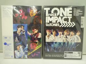 【中古品 同梱可】 SixTONES DVD TrackONE IMPACT on eST 初回盤 2点 グッズセット