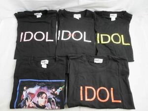 【同梱可】中古品 アイドル BiSH IDOL Tシャツ サイズ XL XXL 5点 グッズセット