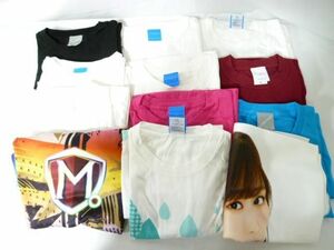 【同梱可】中古品 アイドル ハロー！プロジェクト モーニング娘 田中れいな他 TシャツサイズS/M デジタオル グッズセ