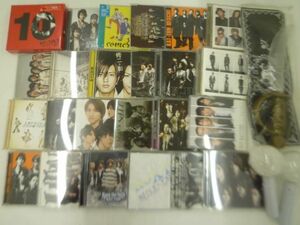 【中古品 同梱可】 KAT-TUN CD 喜びの歌 SIGNAL 僕らの街で LIPS 他 ペンライト グッズセット