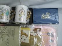 【同梱可】中古品 ディズニー 美女と野獣 のみ マグカップ ポーチ トートバッグ 等 グッズセット_画像4