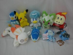 【同梱可】中古品 ホビー ポケットモンスター ヨッシー ポッチャマ 他 ぬいぐるみ グッズセット