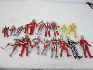 【同梱可】中古品 ホビー ウルトラマン ソフビ フィギュア タロウ 父 母 初代 セブン レオ 等 グッズセット