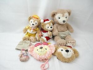 【同梱可】中古品 ディズニー ダッフィー シェリーメイ 香港 ぬいぐるみ Sサイズ パスケース 等 グッズセット