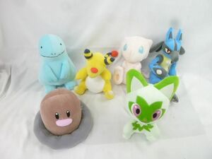 【同梱可】中古品 アニメ ポケットモンスター ポケモン ニャオハ ルカリオ ミュウ 他 ぬいぐるみ グッズセット