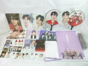 【同梱可】中古品 韓流 防弾少年団 BTS ジン 他 LOVE YOURSELF - JAPAN EDITION - うちわ プレイアムフォト 旗 フォ