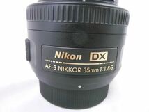 【同梱可】良品 家電 Nikon カメラレンズ AF-S DX NIKKOR 35mm F1.8G_画像3