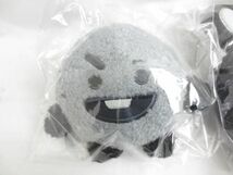 【同梱可】未開封 韓流 防弾少年団 BTS BT21 COOKY SHOOKY Active モノトーン ぬいぐるみ 2点 グッズセット_画像2