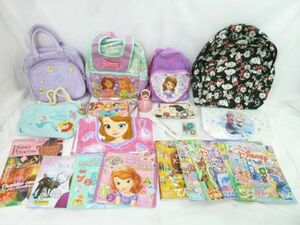 【同梱可】中古品 ディズニー プリンセス ミッキー ミニー 他 リュック ショルダー バッグ 絵本 等 グッズセット