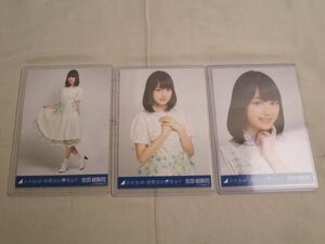 【同梱可】中古品 アイドル 乃木坂46 生田絵梨花 生写真 コンプ 3枚 何度目の青空か? 会場限定