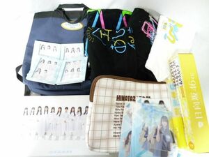 【同梱可】中古品 アイドル 日向坂46 リュック TシャツサイズXXL ビジュアルデスクマット キャンバスボード等グッズ