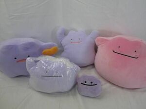 【まとめ売り 中古品】 ホビー ポケモン メタモン のみ ぬいぐるみ タグ付き 5点 グッズセット