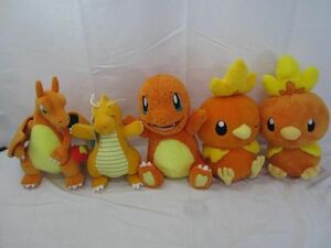 【まとめ売り 中古品】 ホビー ポケットモンスター アチャモ ヒトカゲ 他 ぬいぐるみ グッズセット