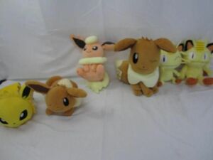 【まとめ売り 中古品】 ホビー ポケットモンスター ニャンチュウ イーブイ 他 ぬいぐるみ グッズセット