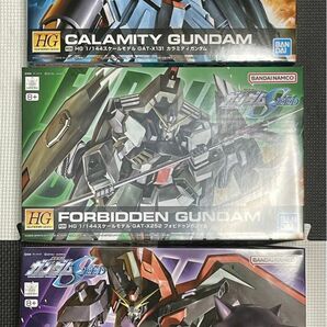 HG 1/144 カラミティガンダム　フォビドゥンガンダム　レイダーガンダム　悪の3兵器　3個セット