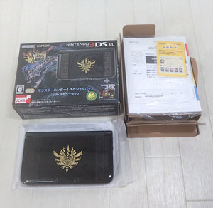 任天堂 Nintendo 3DS LL モンスターハンター 4 スペシャルパック ゴア・マガラ ブラック SPR-001 中古 D509 発送520円～