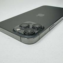 【EB-5580】Apple アップル iPhone 13ProMax 128GB グラファイト MLJ43J/A バッテリー82％ SIMロック解除済み 付属品無 中古 状態写真参照_画像4