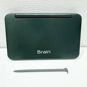 【EB-5857】1円～ SHARP シャープ Brain 電子辞書 PW-AA2 辞書 教養 勉強 電子 中古 保管品 通電未確認 本体のみ 状態写真参照