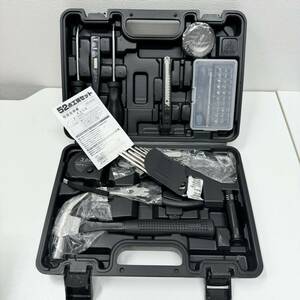 【EB-5877】1円～ 工具セット 52点工具セット HED-2444 精密ドライバー メジャー レンチ ライト テープ 工具 中古 保管品 状態写真参照