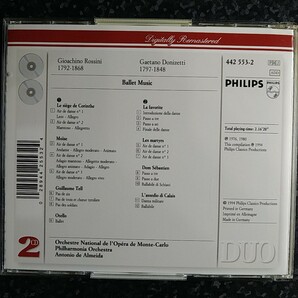 b（独盤 2CD）アルメイダ ロッシーニ ドニゼッティ バレー音楽の画像3