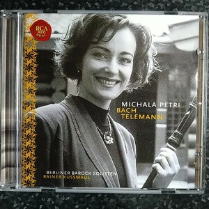 b（輸入盤）ミカラ・ペトリ　バッハ　テレマン　MICHALA PETRI BACH TELEMANN