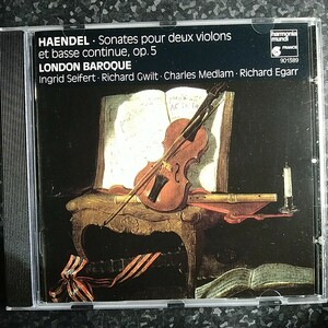 b（独盤）ロンドン・バロック　ヘンデル　ヴァイオリン・ソナタ　London Baroque Hendel Violin Sonatas