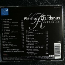 b（輸入盤）マギーガン　ラモー　プラテー　ダルダニュス　組曲　McGegan Rameau Platee Dardanus_画像4