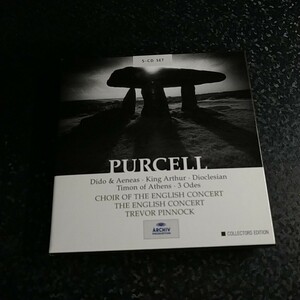 b（独盤 5CD）ピノック　パーセル　ディドーとエネアス　アーサー王　預言者　オード　Pinnock Purcell Dido Aneas Arthur