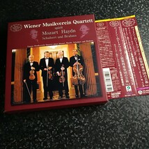 b（8CD）モーツァルト　ハイドン　シューベルト　選集　ウィーン・ムジークフェライン弦楽四重奏団　Wiener Musikverein Quartett Mozart_画像1