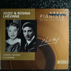 b（未開封 2CD）20世紀の偉大なるピアニストたち　ヨゼフ&ロジーナ・レヴィーン　Jozef Rosina Lhevinne GREAT PIANISTS OF 20th CENTURY