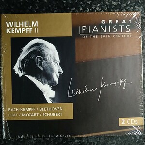 b（未開封 2CD）20世紀の偉大なるピアニストたち　ヴィルヘルム・ケンプⅡ　Kempff GREAT PIANISTS OF 20th CENTURY
